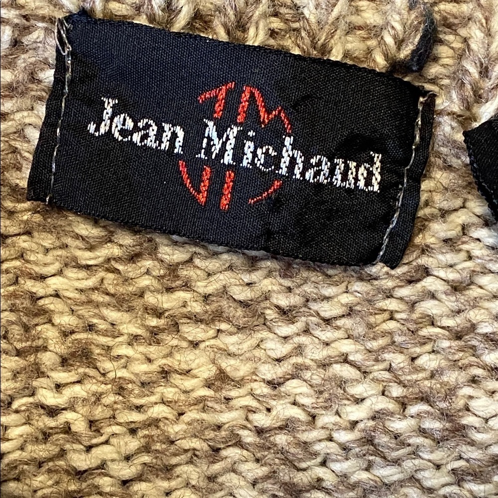 Vintage Jean Michaud 90’s fair isle knit Sweater Wool Blend Ski / Cabin Size XL - Picture 6 of 10